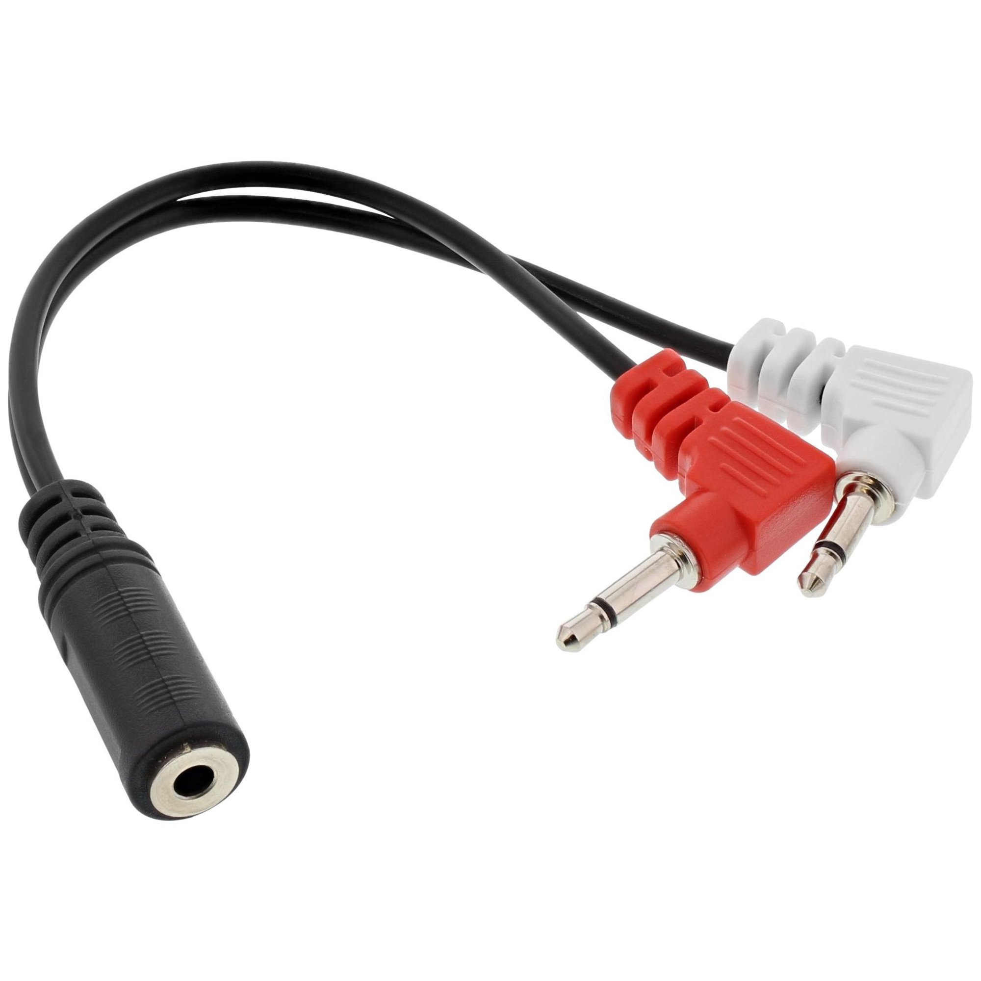 Cable de audio InLine 99313I 0,15 m, 2x 3,5 mm a 3,5 mm