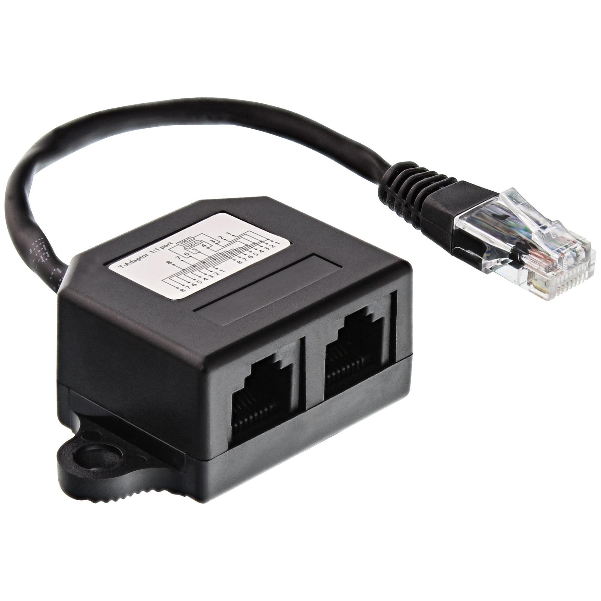 InLine 69932B Network Cable, 0.15m Black