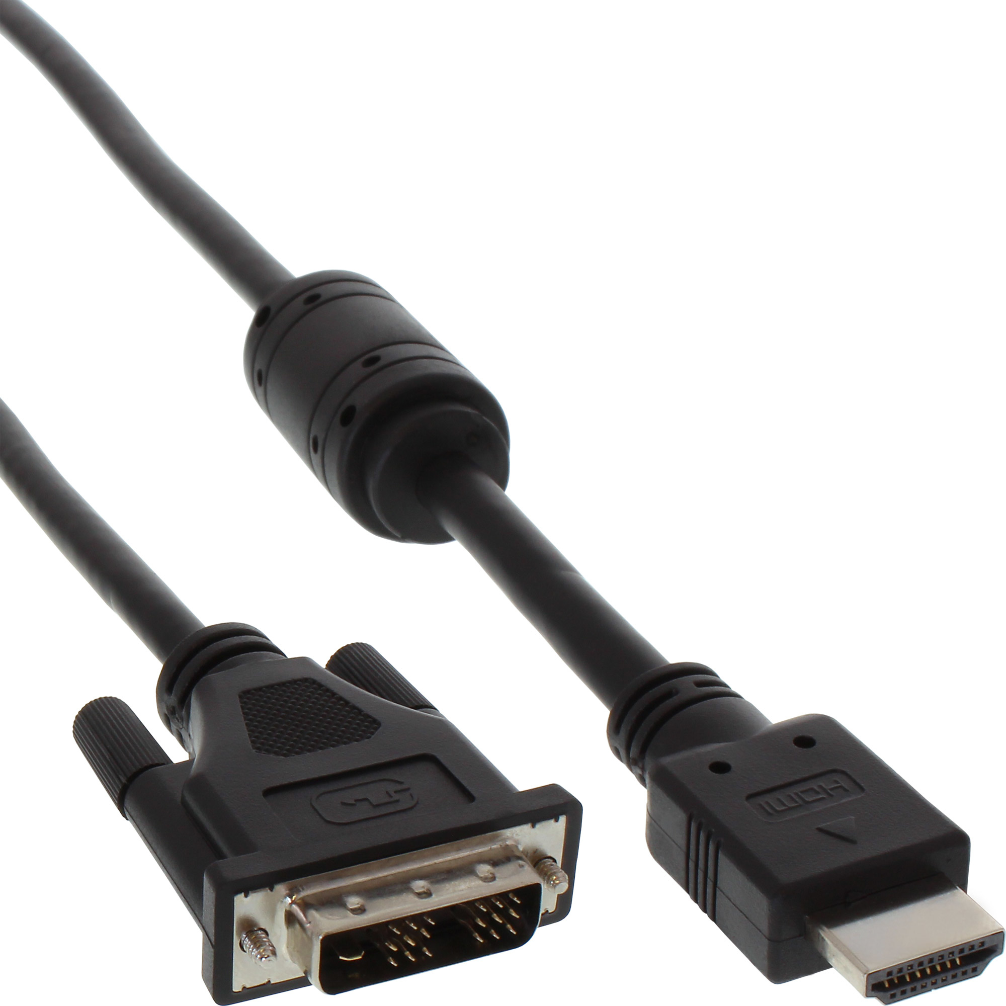 InLine 17661 DVI to HDMI Cable Adapter, 1m Black