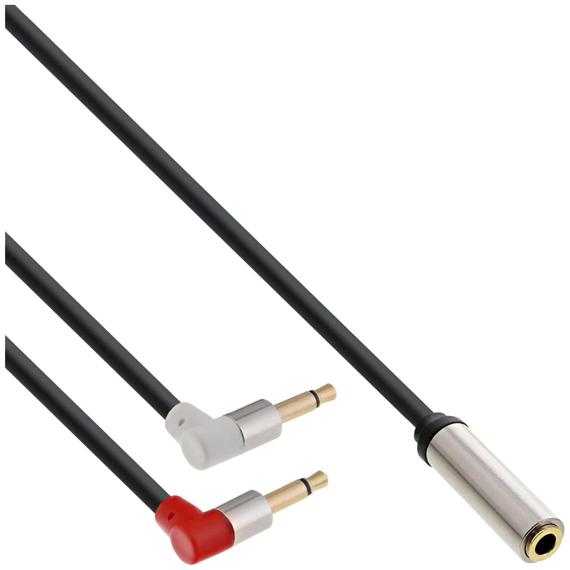 InLine 2m Audio Cable 2 x 3.5mm to 3.5mm Jack