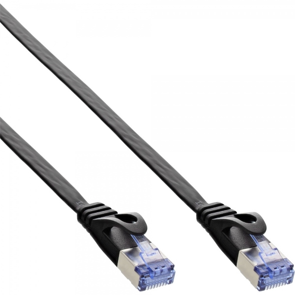 InLine Cat6a Network Cable, 5m, Black (U/FTP STP)