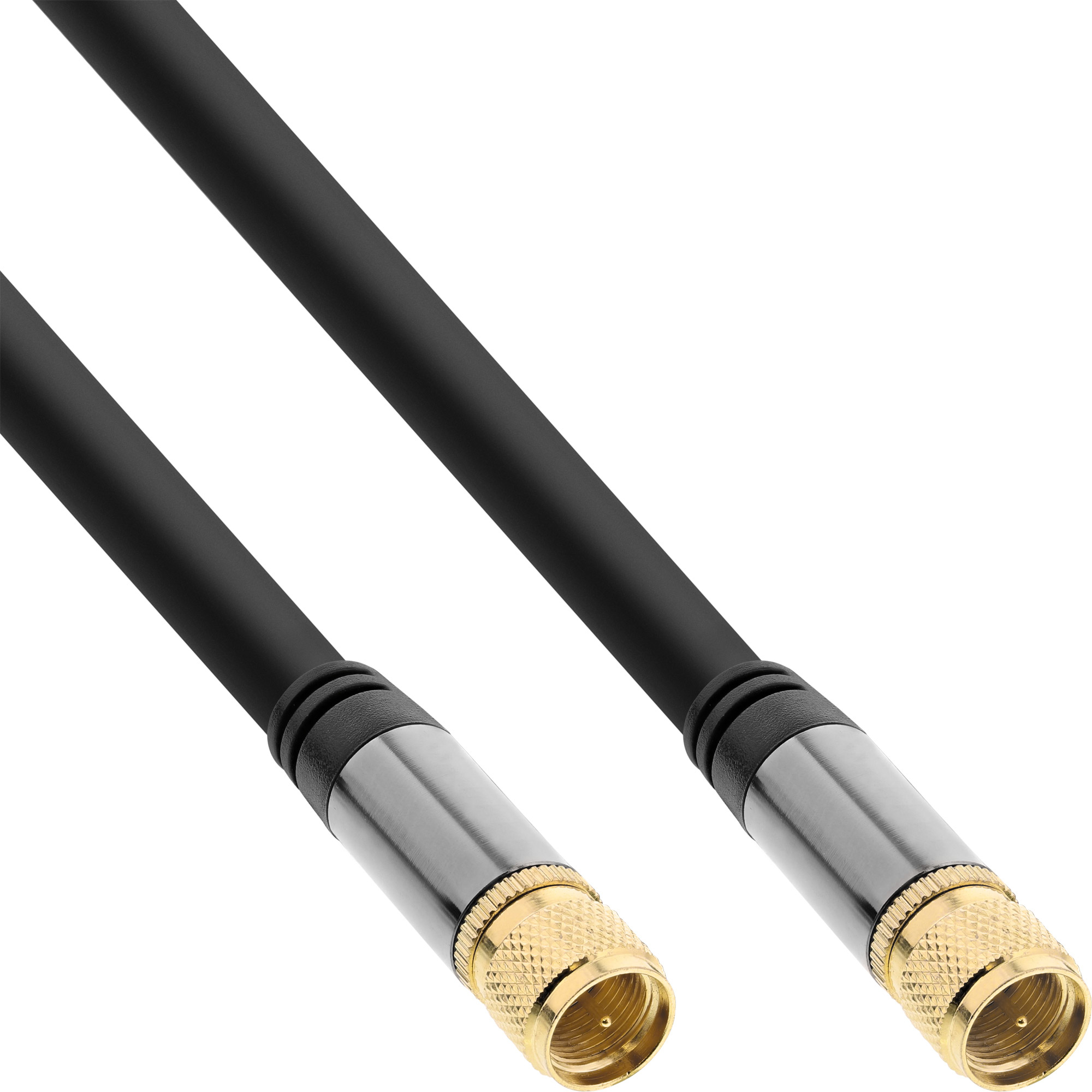 Câble coaxial InLine 3 m Type F Noir