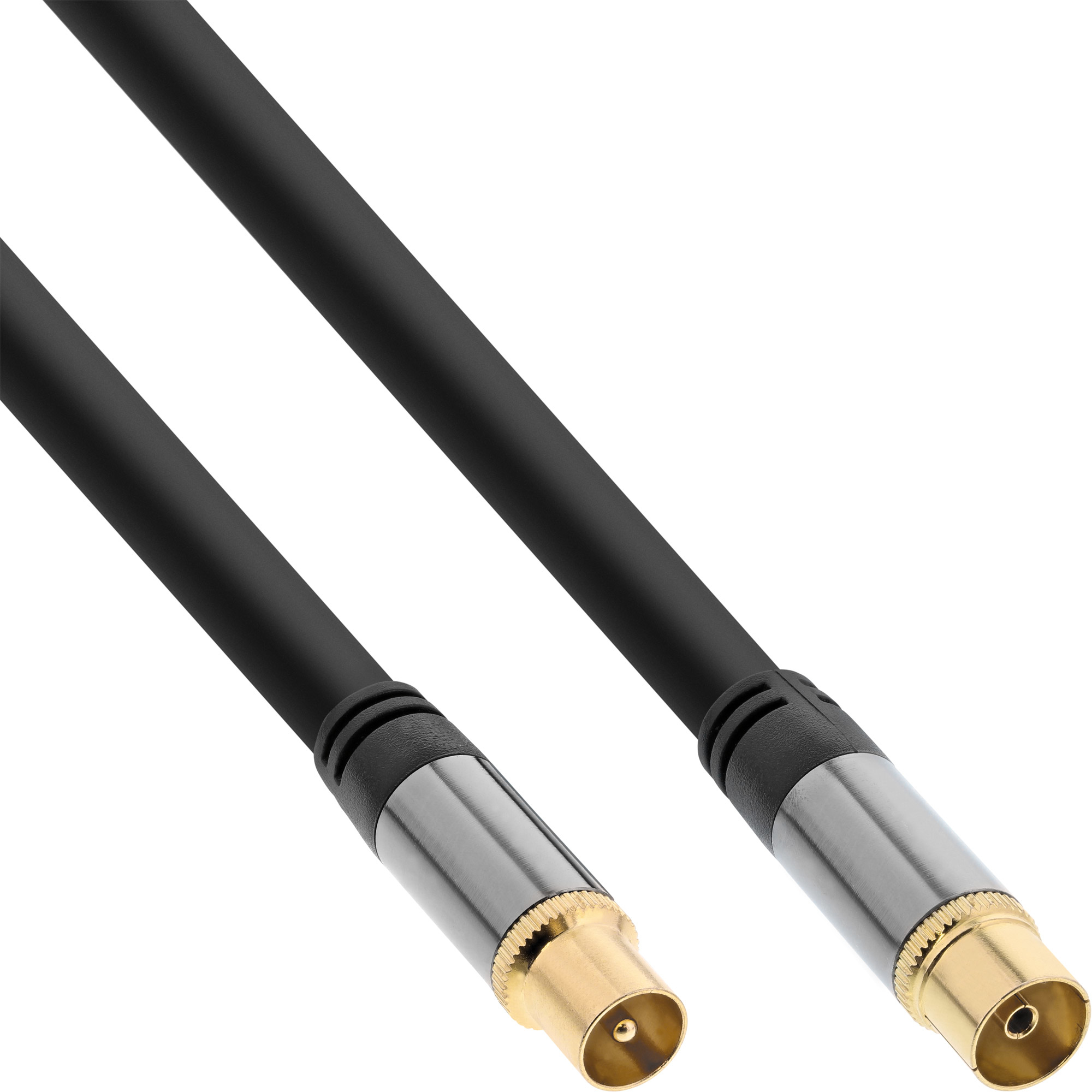 Câble coaxial InLine 3 m Type F Noir