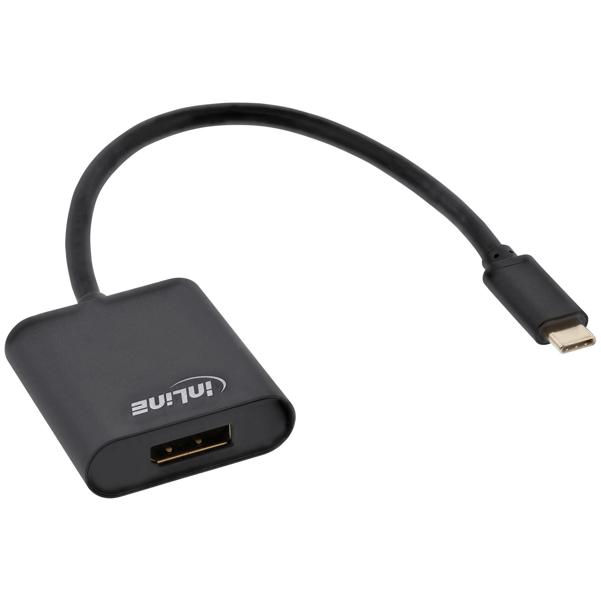 InLine USB Type-C to DisplayPort Cable 0.2m - Black