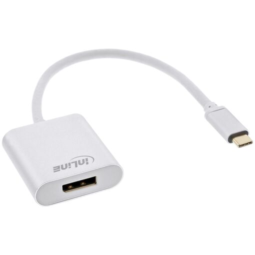 InLine USB Type-C to DisplayPort Cable 0.2m - Silver