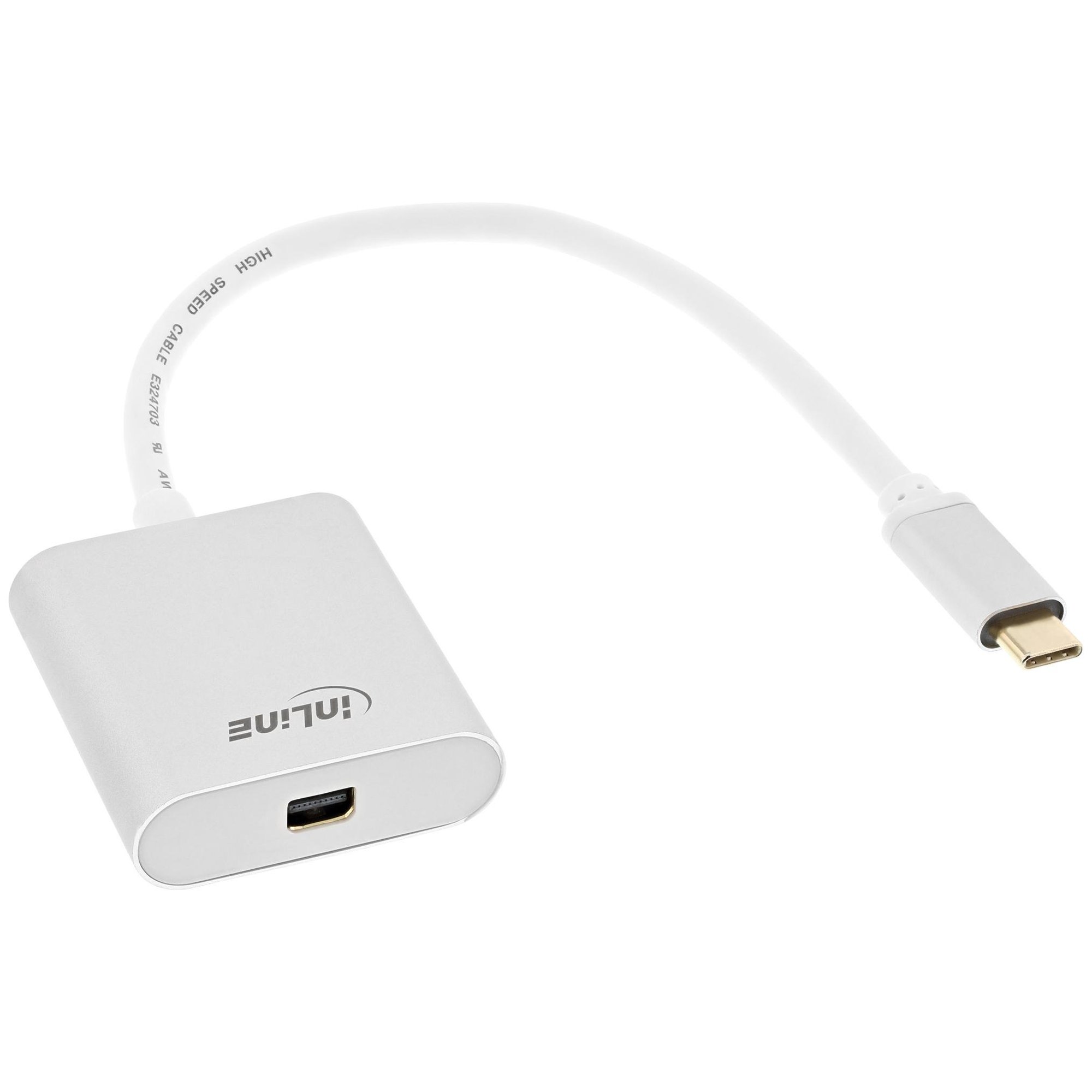 InLine USB Type-C to Mini DisplayPort Cable 0.2m