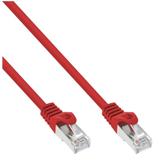 Cable de red InLine Cat5e, 2 m, Rojo (F/UTP FTP)