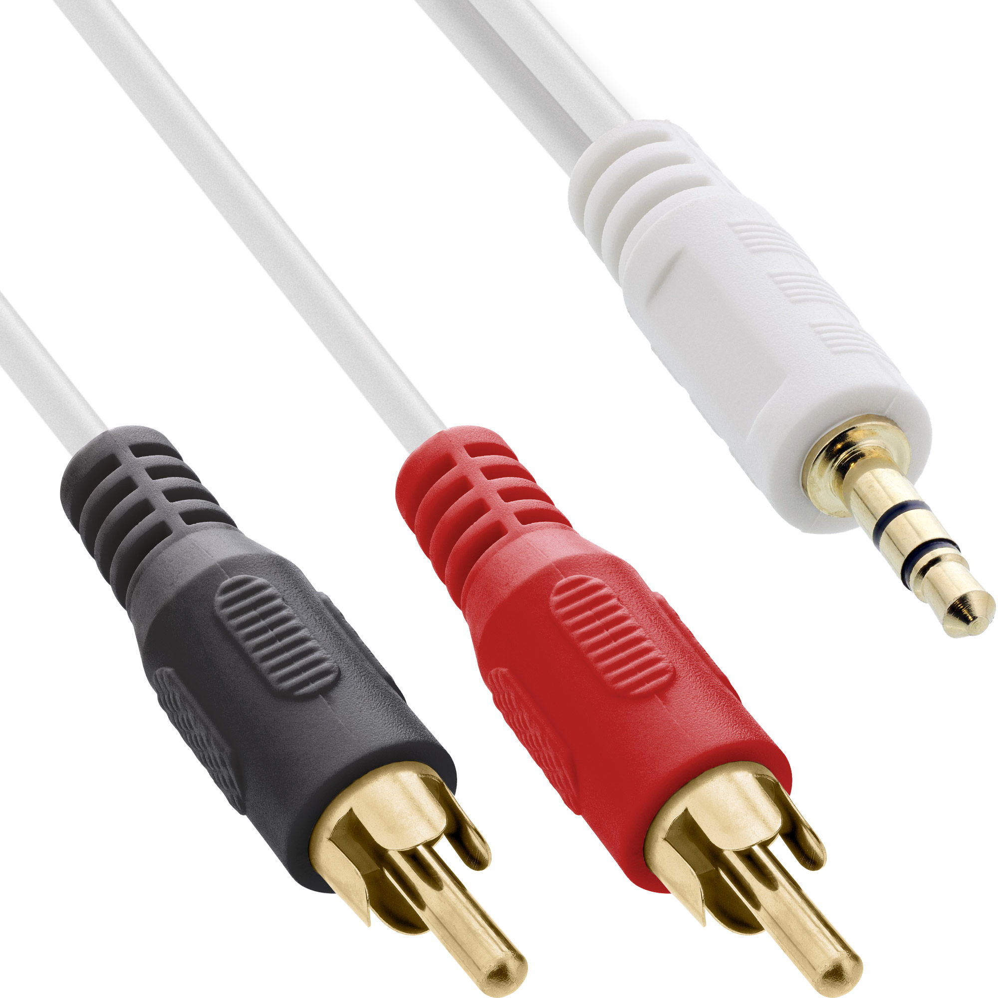 Câble audio InLine 89934W 1,5 m 3,5 mm Blanc