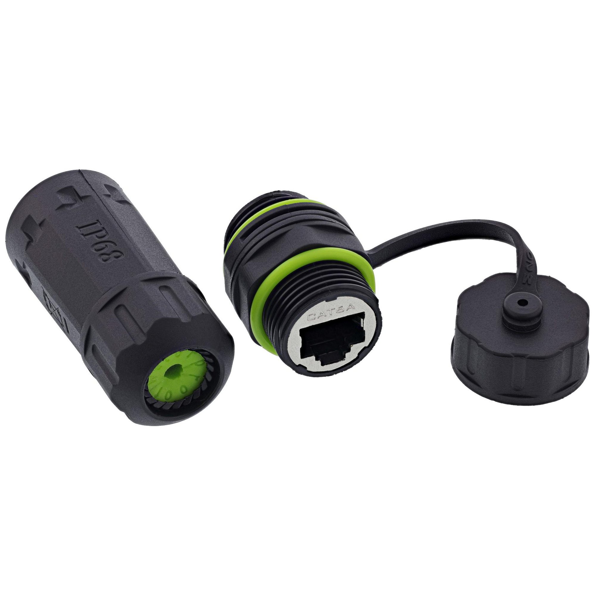 Conector negro InLine
