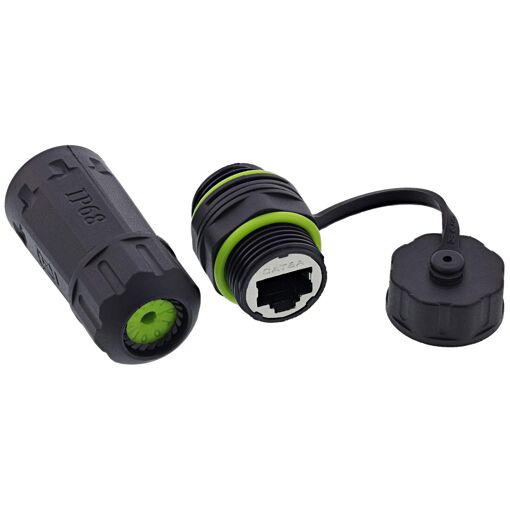 Conector negro InLine