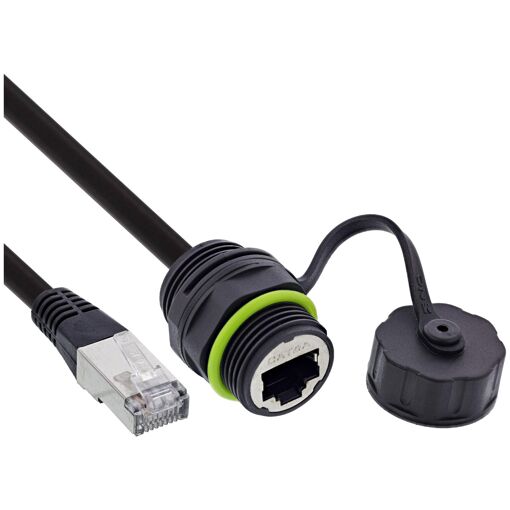 Conector de cable InLine Negro (69927K)