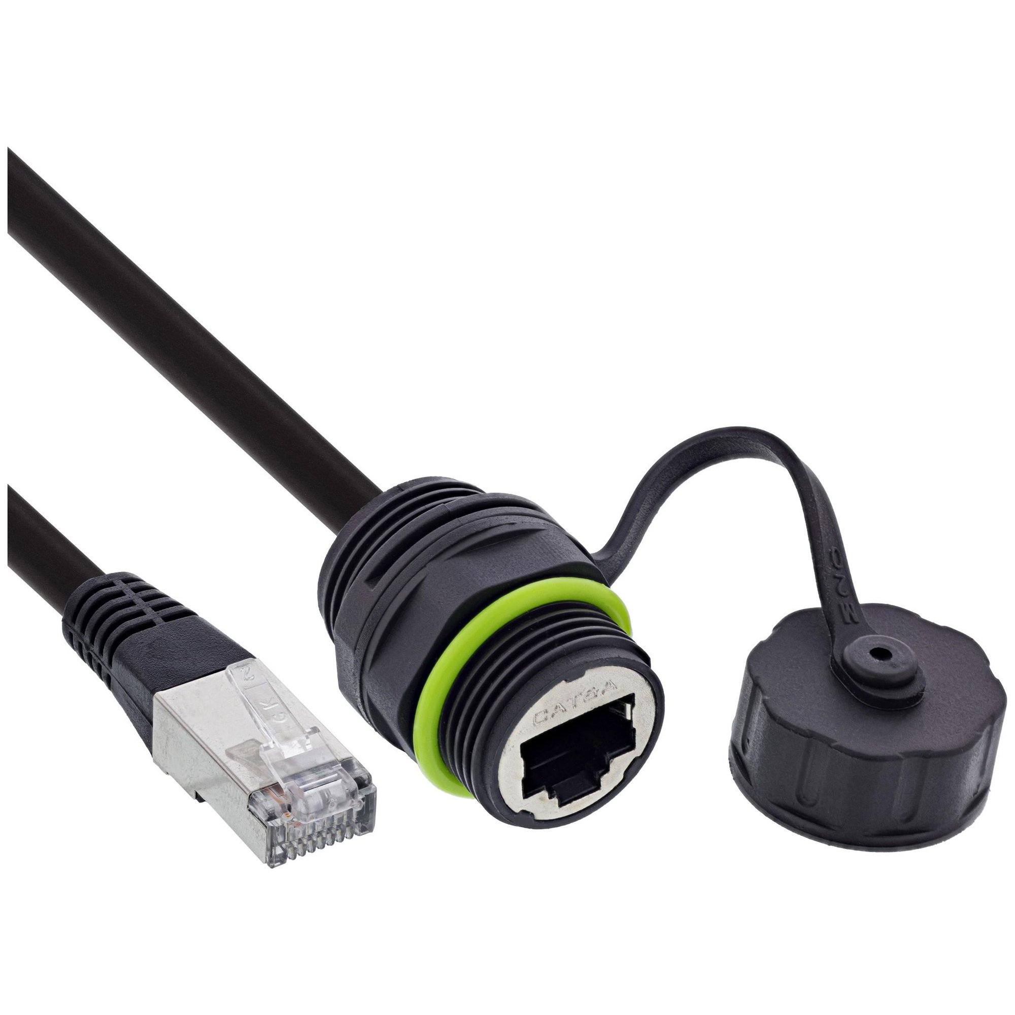 Conector de cable InLine Negro (69927K)