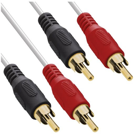 InLine 89933V 1m Audio Cable 2 x RCA