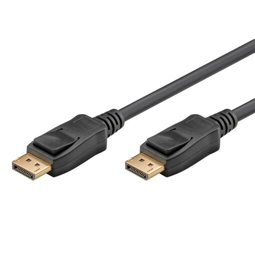 Ewent EC1417 8K 60Hz 2m DisplayPort 2.0 Cable - Black