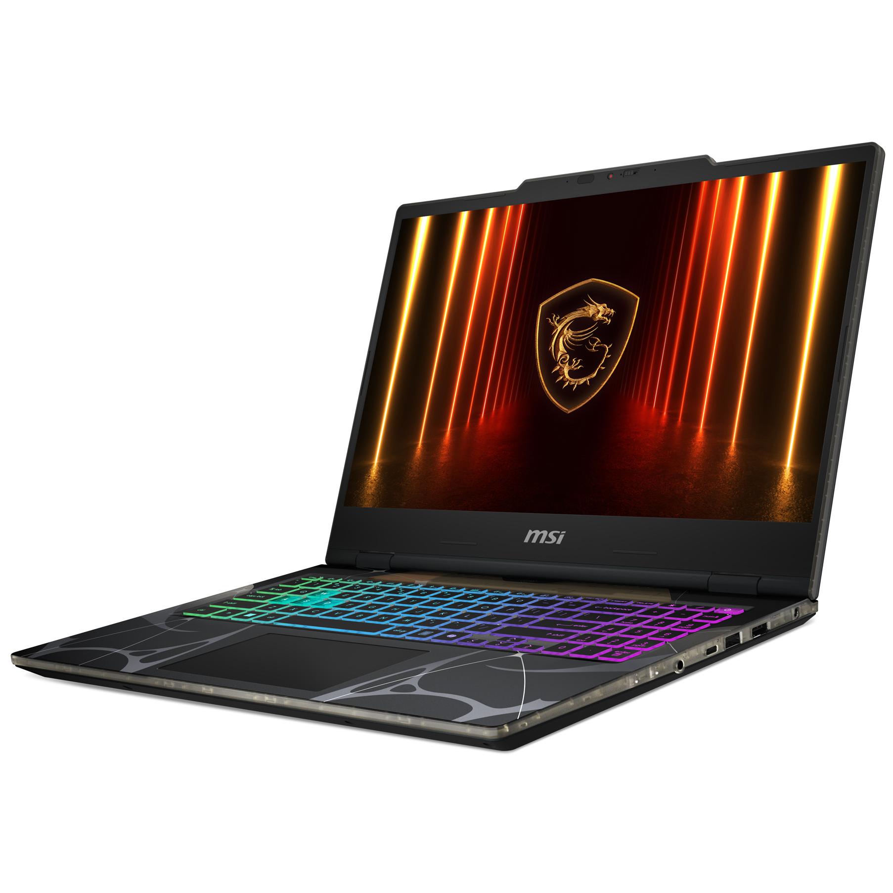 MSI Cyborg 15 B2RWFKG-260FR, Portátil de 15.6" Full HD, Intel Core i7 de 7ª generación, 16GB DDR5, 512GB SSD, NVIDIA GeForce RTX 5060, Wi-Fi 6E, Windows 11 Home, Negro