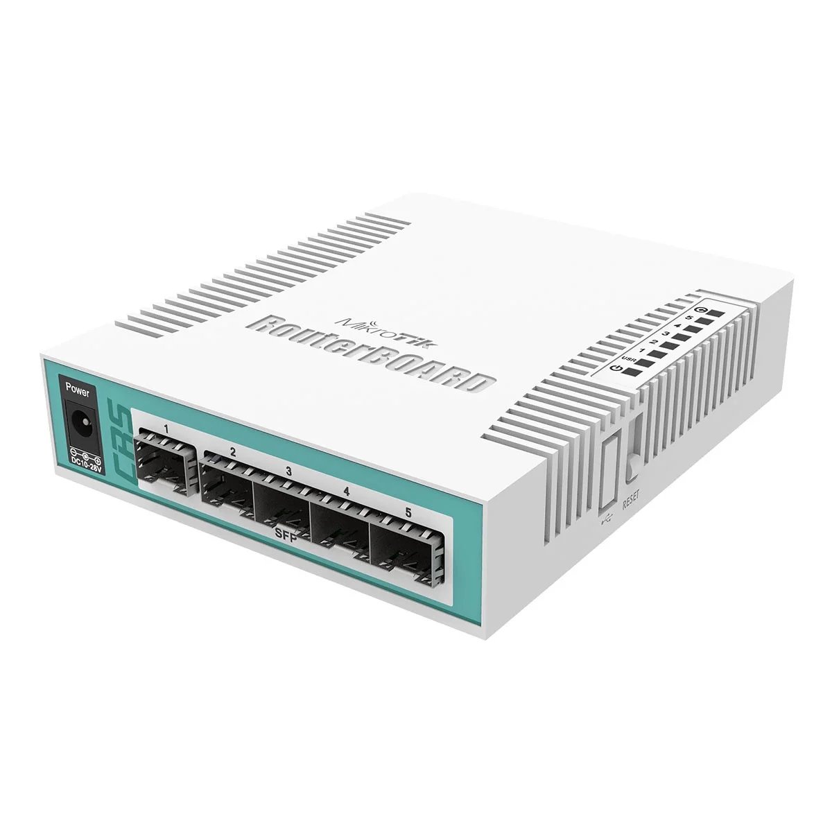 Mikrotik Cloud Router Switch CRS106 PoE White (CRS106-1C-5S)