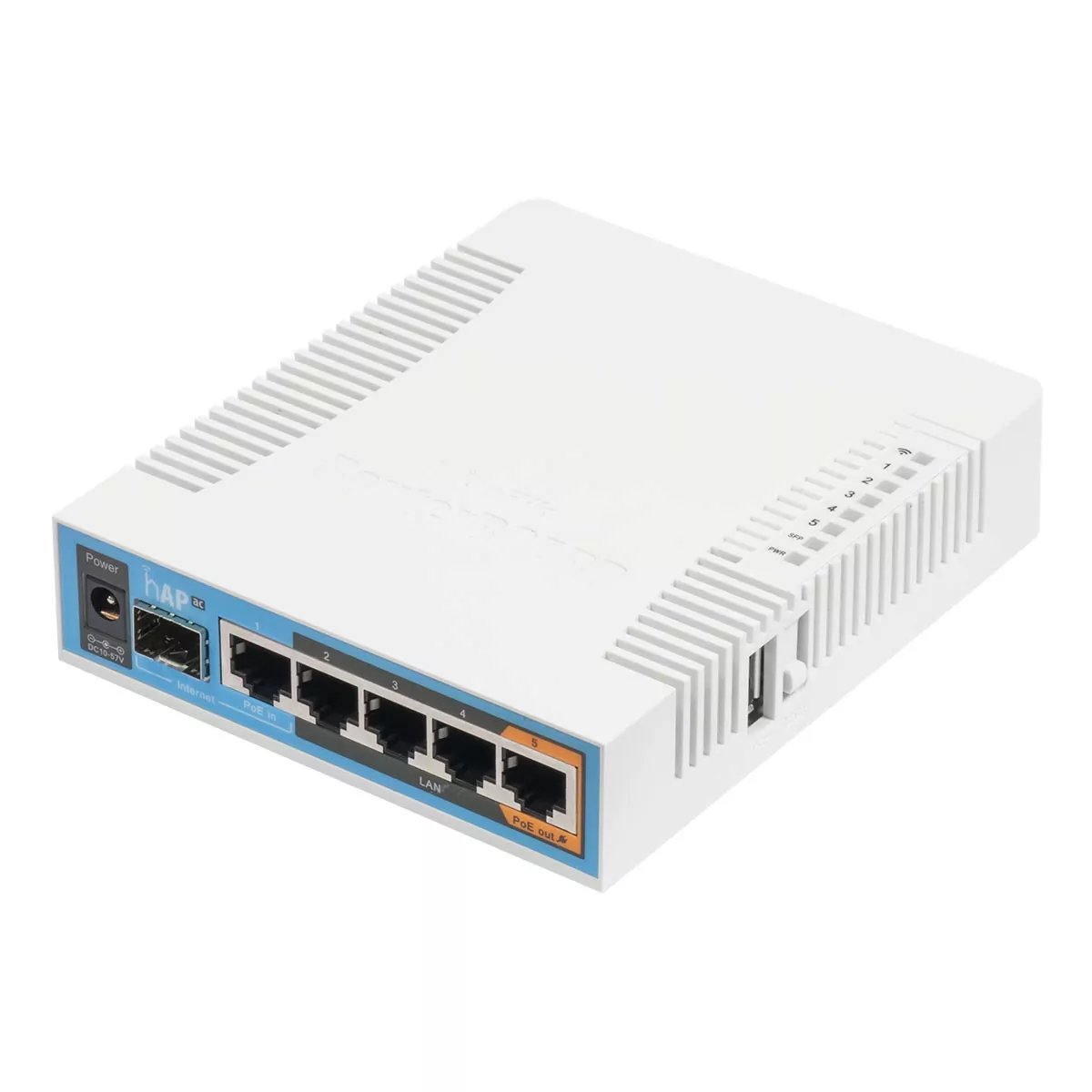 Mikrotik hAP ac 2.4GHz/5GHz PoE White Router (RB962UiGS-5HacT2HnT)