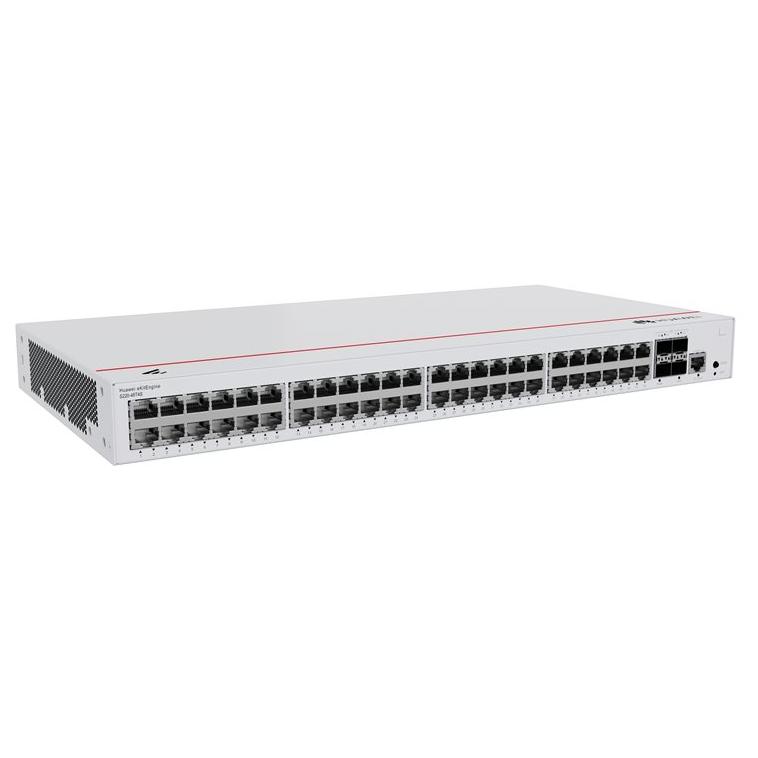 Huawei eKitEngine S220 Series S220-48T4S - Managed Switch - 48x Gigabit Ports - 4x SFP Slots - Side-to-Side Air Flow - Rack-Mountable
