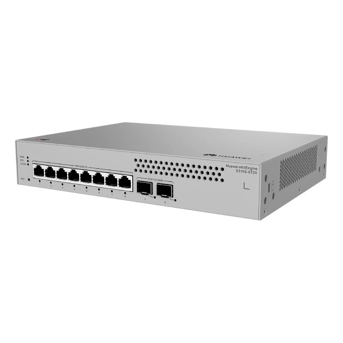 Huawei S310S Series S310S-8T2X - Managed Switch - 8 x 10/100/1000 + 2 x 100/1000/10G SFP+ - Rack-mount
