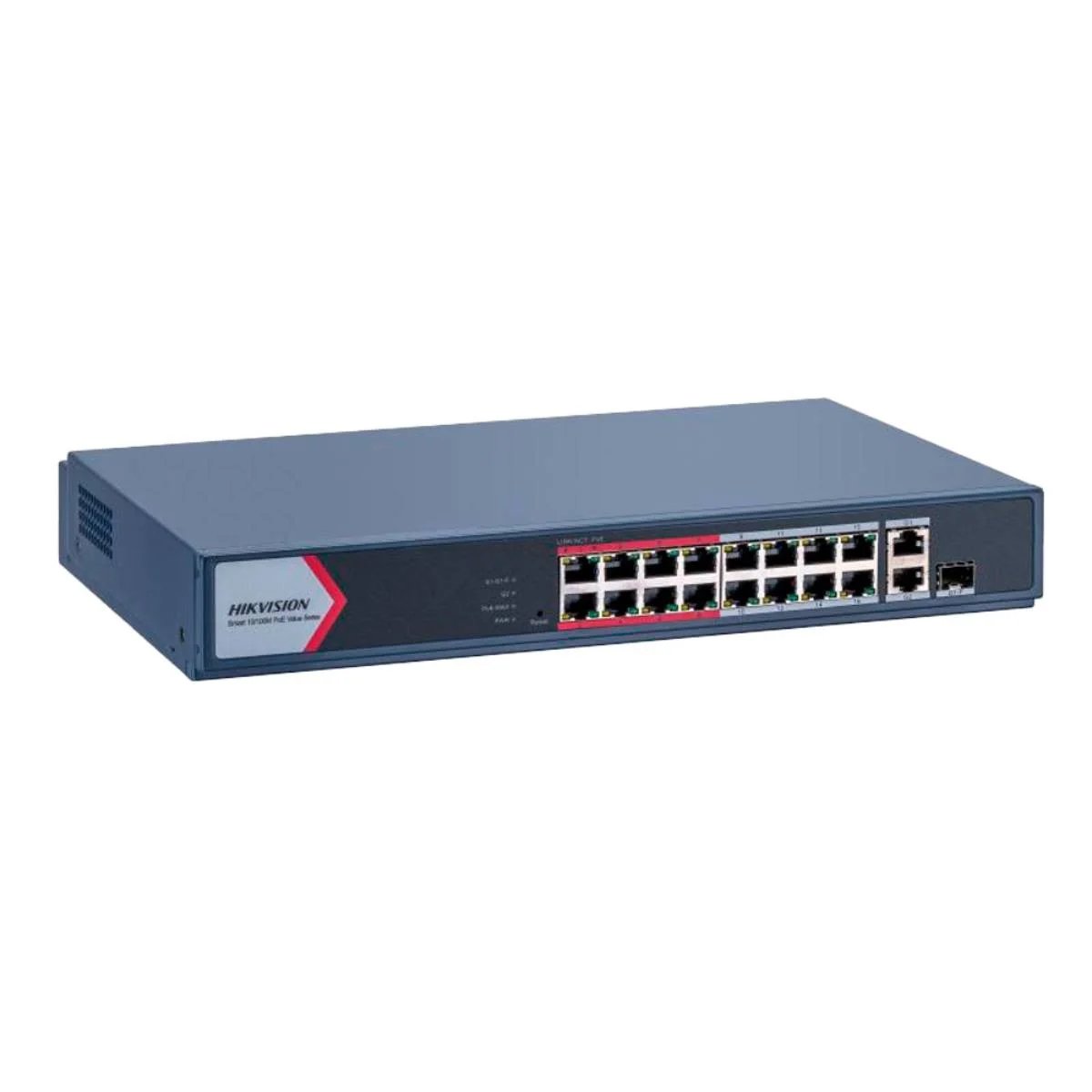 Hikvision 18-Port Gigabit PoE Switch - DS-3E1318P-EI/M