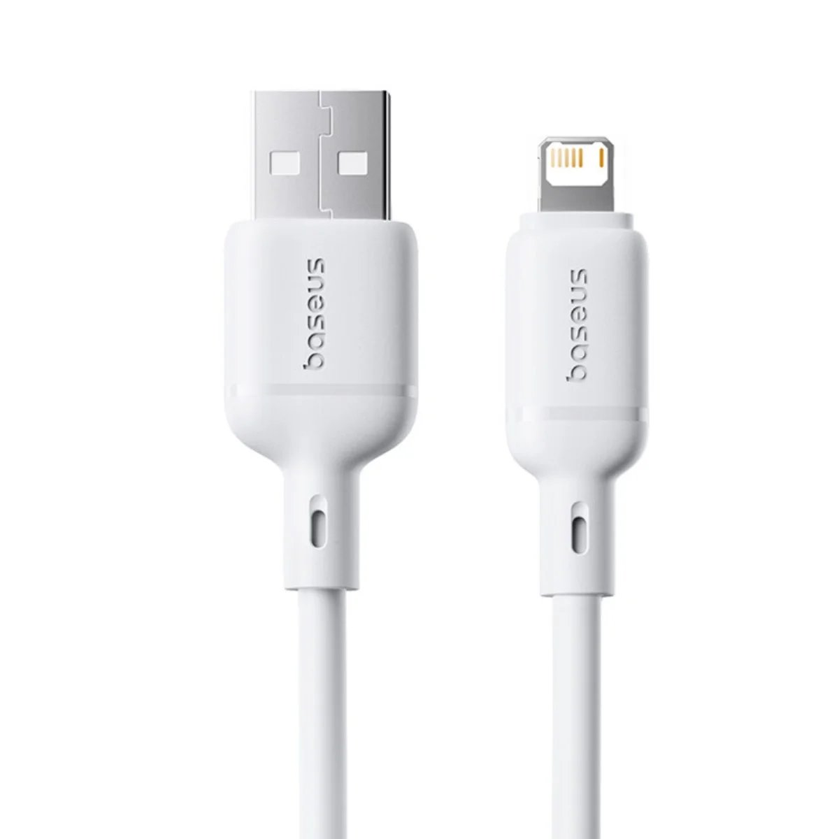 Baseus Silky Series USB-A to Lightning 2.4A Cable, 1m, White