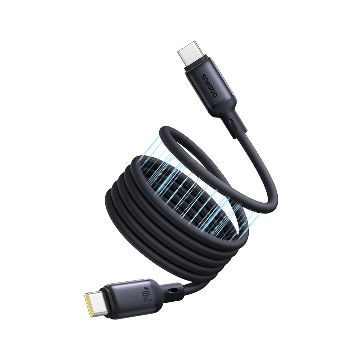 Câble de données Baseus USB-C PicoGo Mag PD 240W 1M Noir