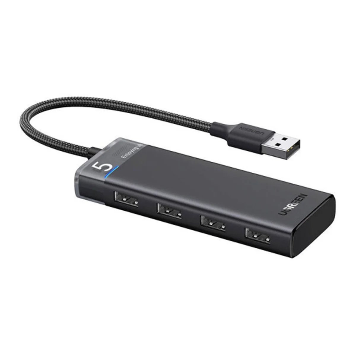 Hub Ugreen CM653 USB-C (4xUSB 3.0, Negro)