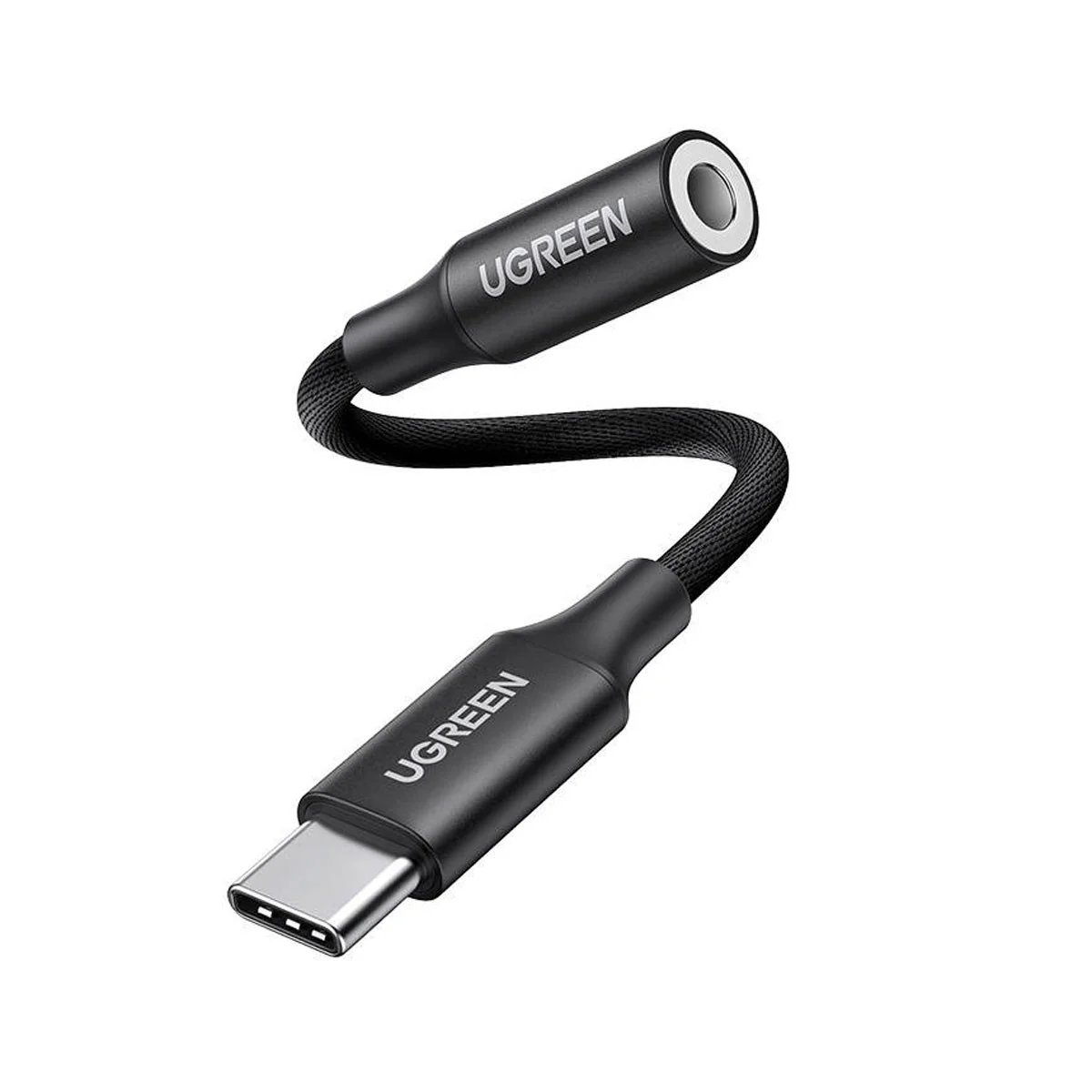 Adaptador Ugreen AV161 USB-C a Jack 3,5 mm Negro