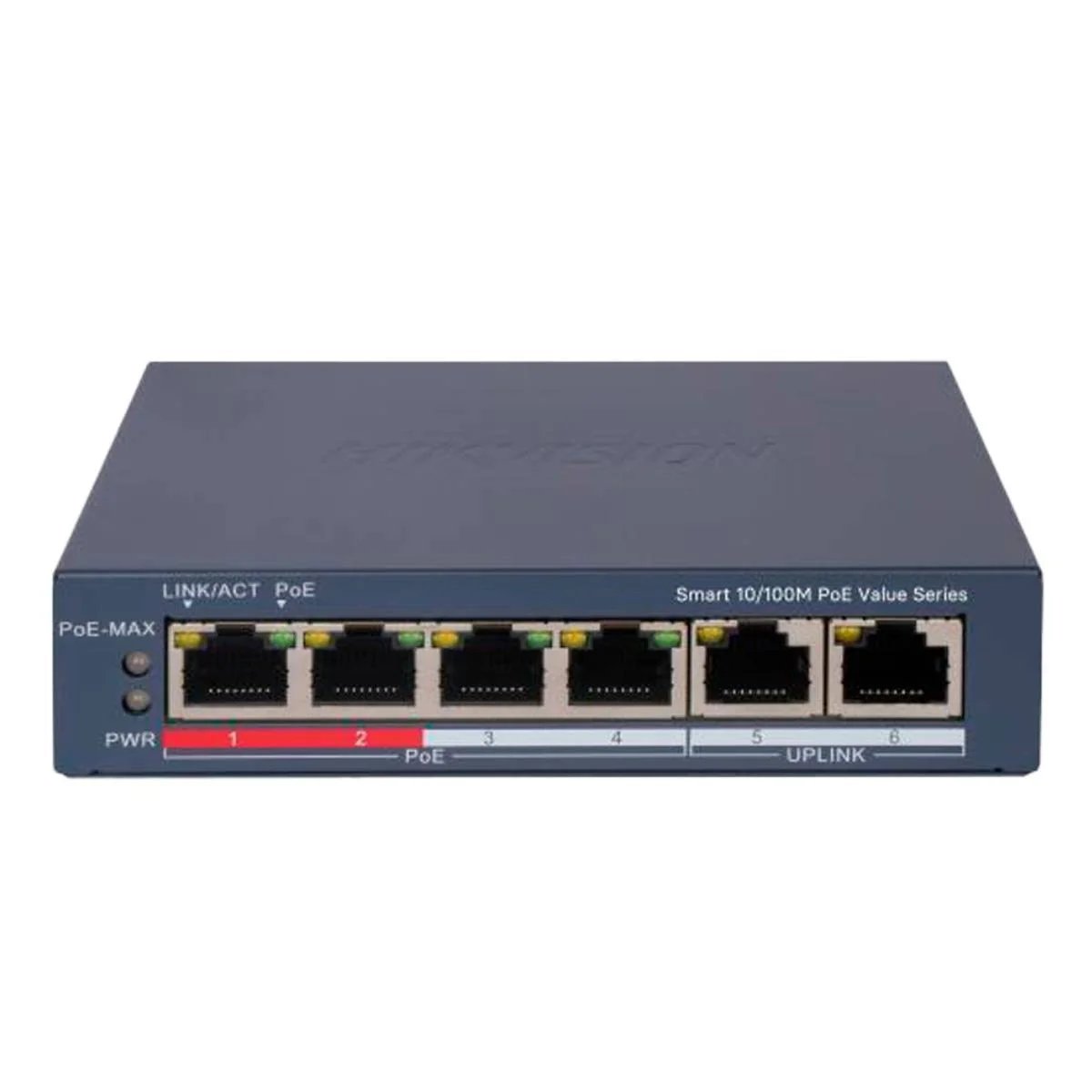Hikvision DS-3E1106P-EI/M 6-Port 45W PoE 10/100Mbps Switch