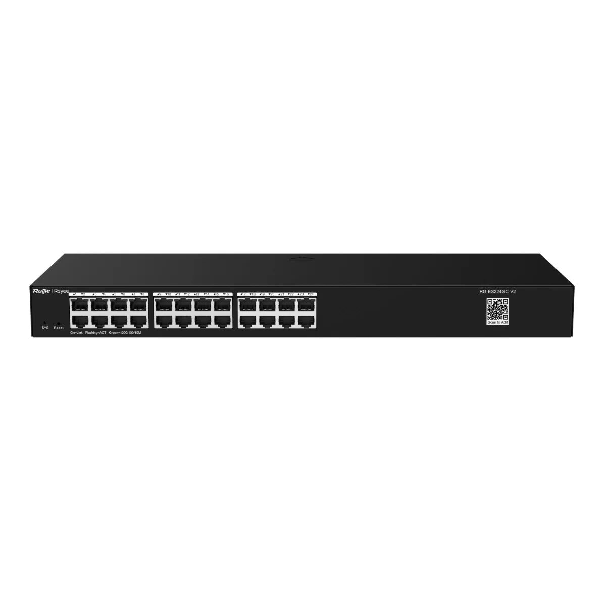REYEE Cloud Managed 24-Port Gigabit Switch (RJ45, 10/100/1000 Mbps)