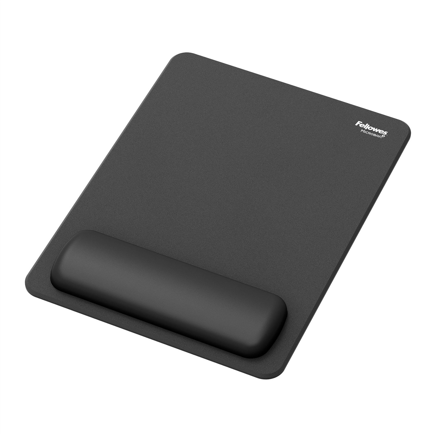 Fellowes Breyta XL Mouse Pad with Wrist Rest, Black