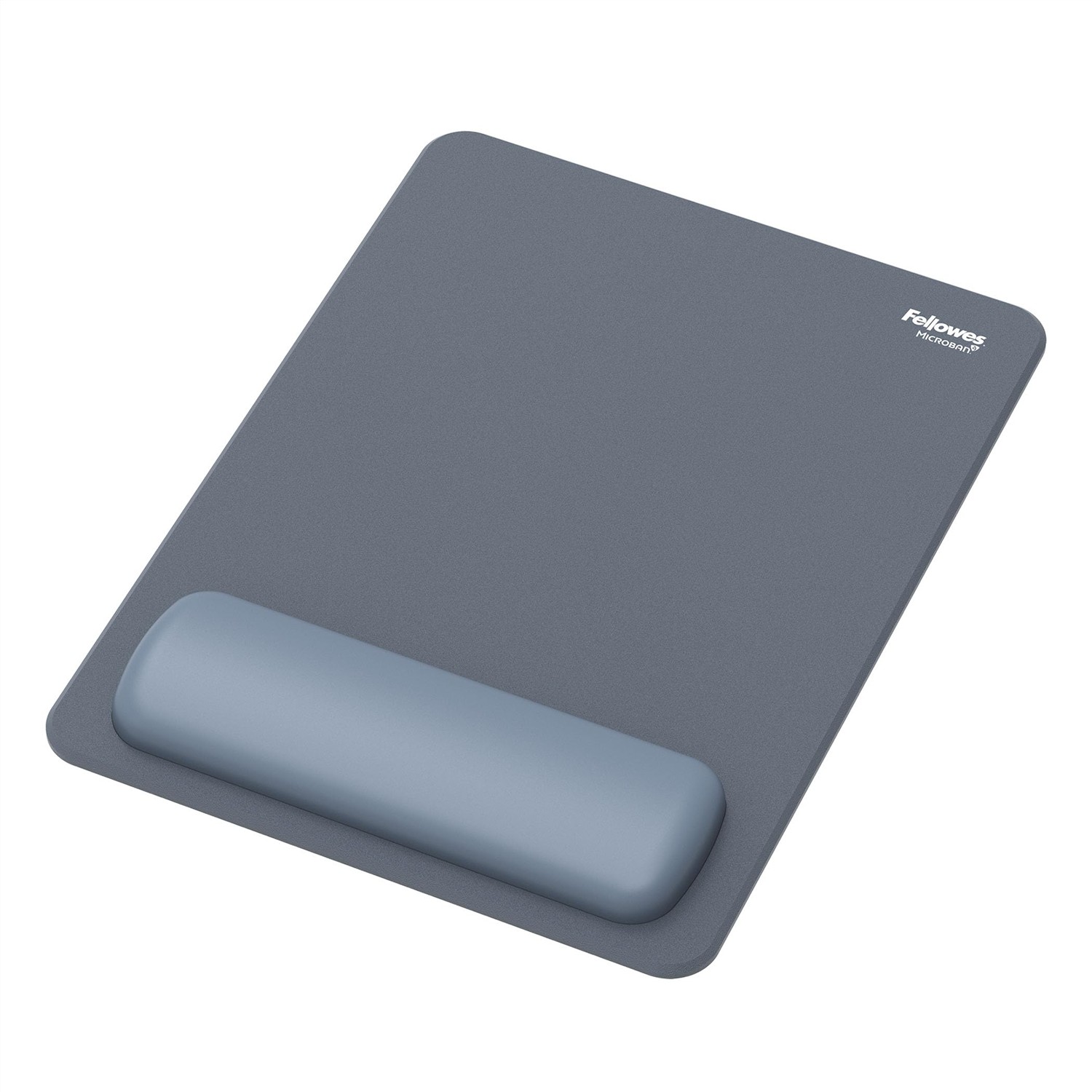 Fellowes Breyta XL Mouse Pad with Wrist Rest, Medium Blue