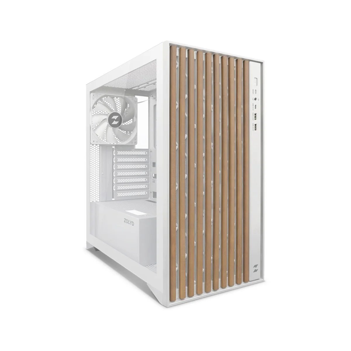 Zolyd Dynaria ATX Case - White