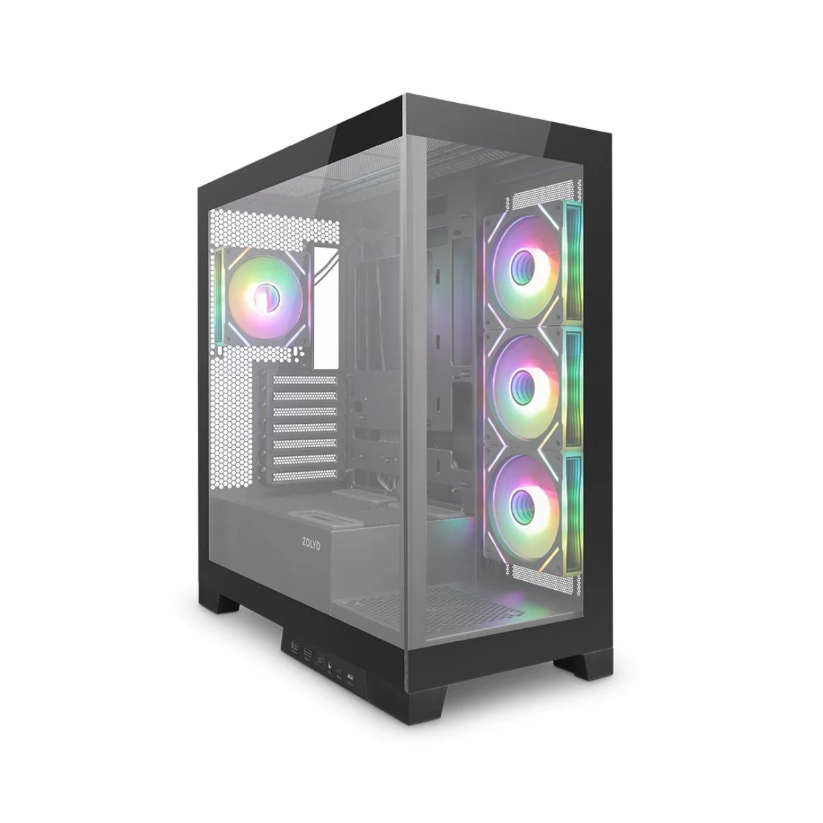 Zolyd Vexora ATX Glass Case ARGB Black