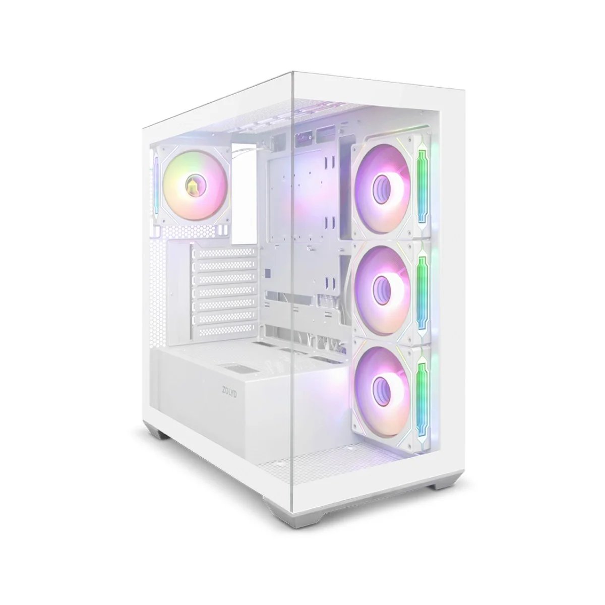 Caja ATX Zolyd Rivexa ARGB Blanca