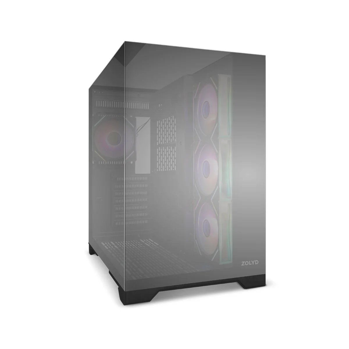 Zolyd Drakora ATX Glass Case with ARGB Lighting - Black