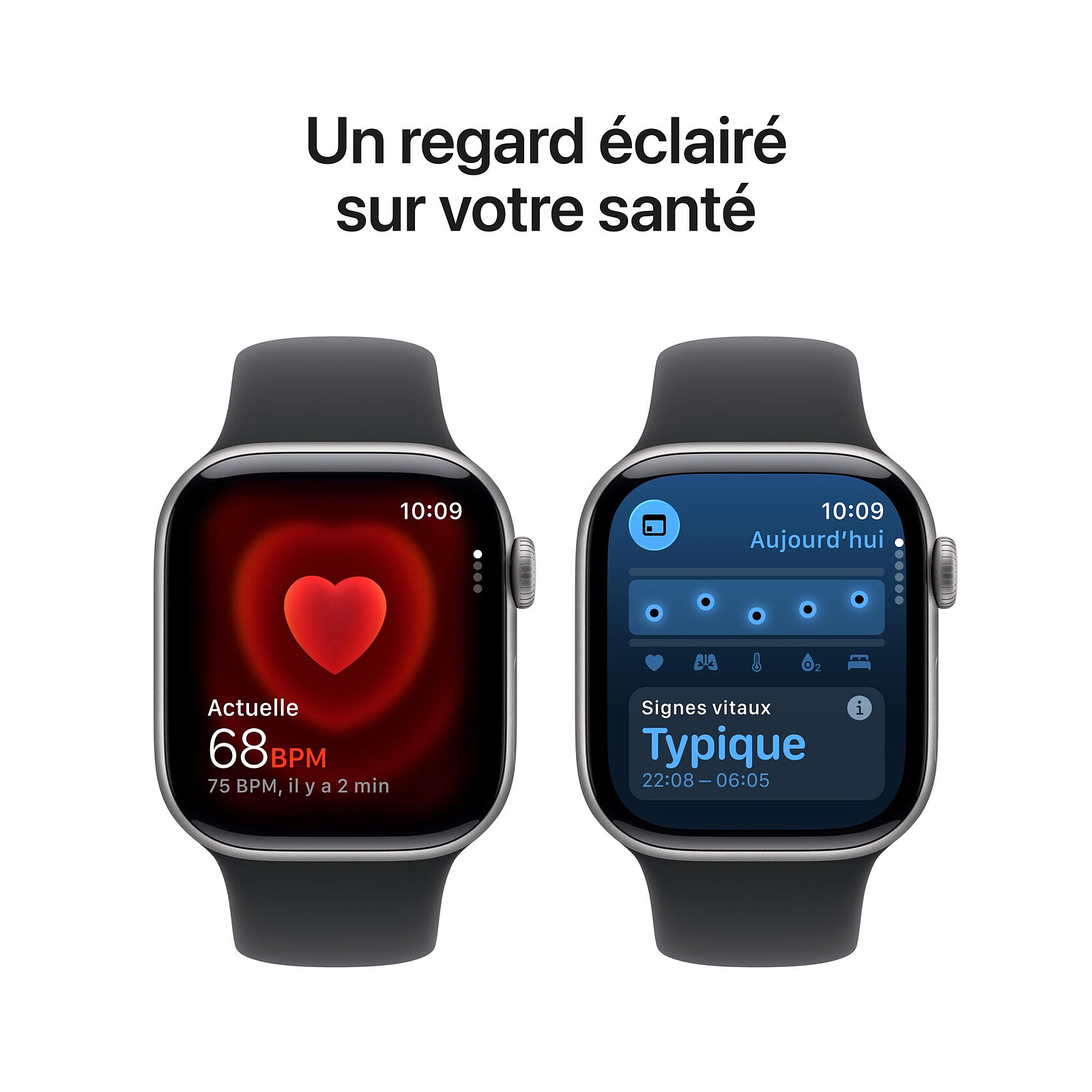 Apple Watch Series 11 GPS + Cellular 42 mm Aluminium Sidereal Grey Sport Band Black S/M