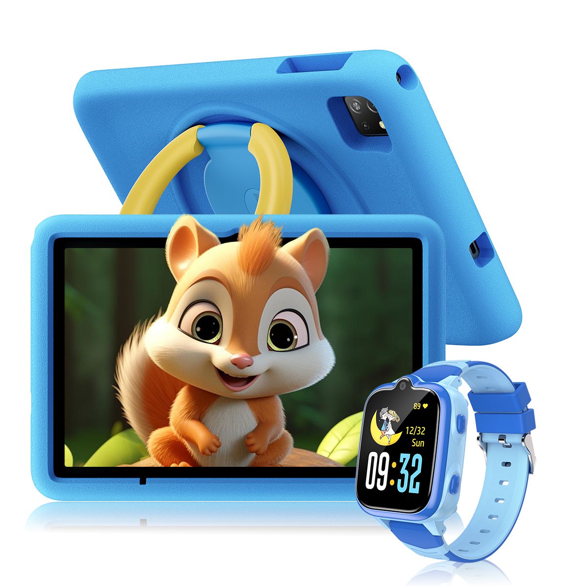 Blackview Tab A6 Kids Tablet - 10.1" HD+ Android 14, 12GB RAM, 128GB Storage, 5100mAh Battery, Blue