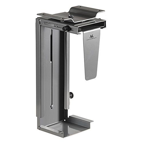 Maclean MC-713 Suspended Computer/PC Stand, Silver (Max Weight: 10kg)