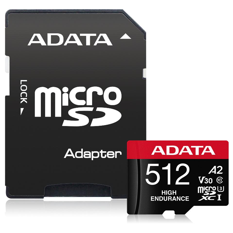 Tarjeta de memoria ADATA High Endurance 512 GB MicroSDXC Clase 10 UHS-I