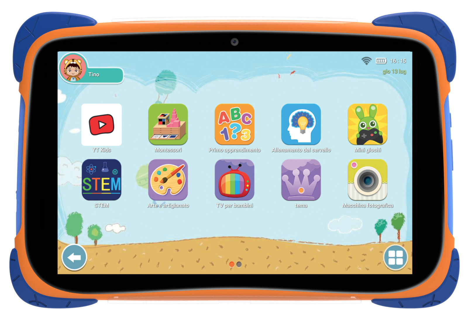 MEDIACOM Smart KID 10 Tablet for Kids, 10.1" Multicolour