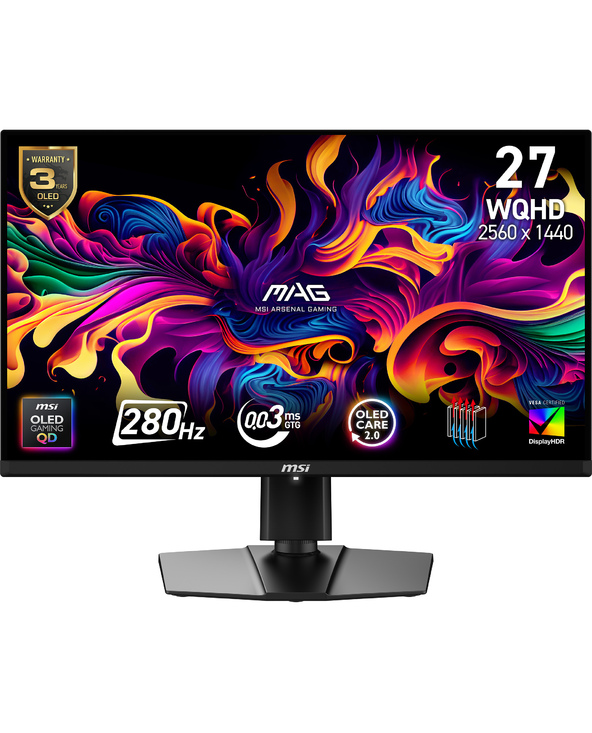 MSI MAG 271QP QD-OLED X28 26.5" Wide Quad HD 0.03