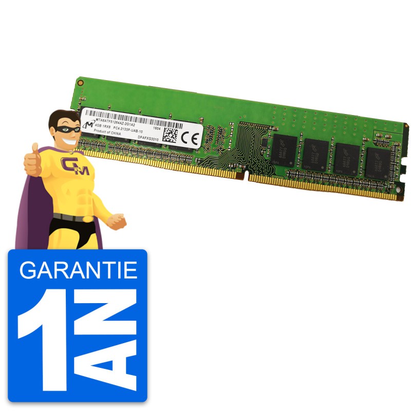 Micron 4GB DDR4 RAM (MTA8ATF51264AZ-2G1A2) - 2133MHz, CL15
