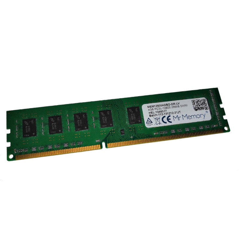 4GB DDR3 1600MHz Low Voltage RAM (PC3L-12800U) - Mr Memory MEM128004GBD-DR-LV