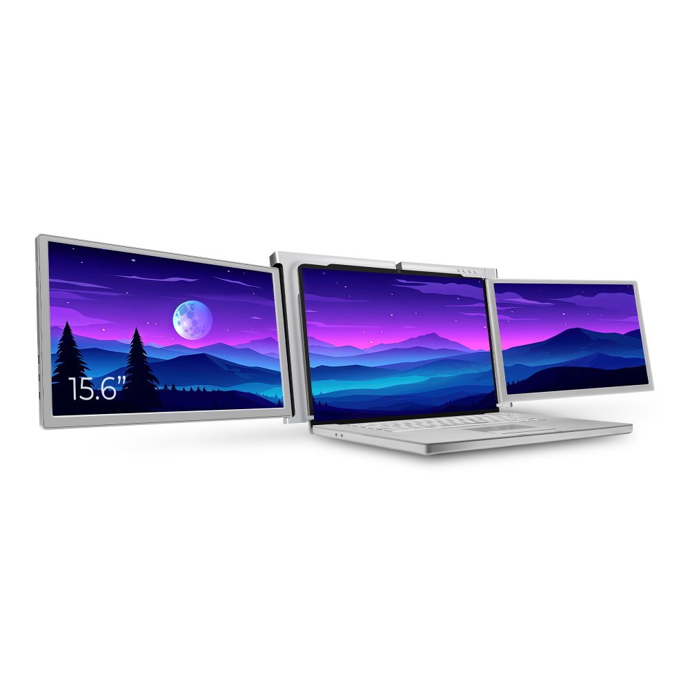 Monitor portátil Misura 3M1506S1 de 15,6 pulgadas - Full HD, tiempo de respuesta de 30 ms, conexión mediante USB-C