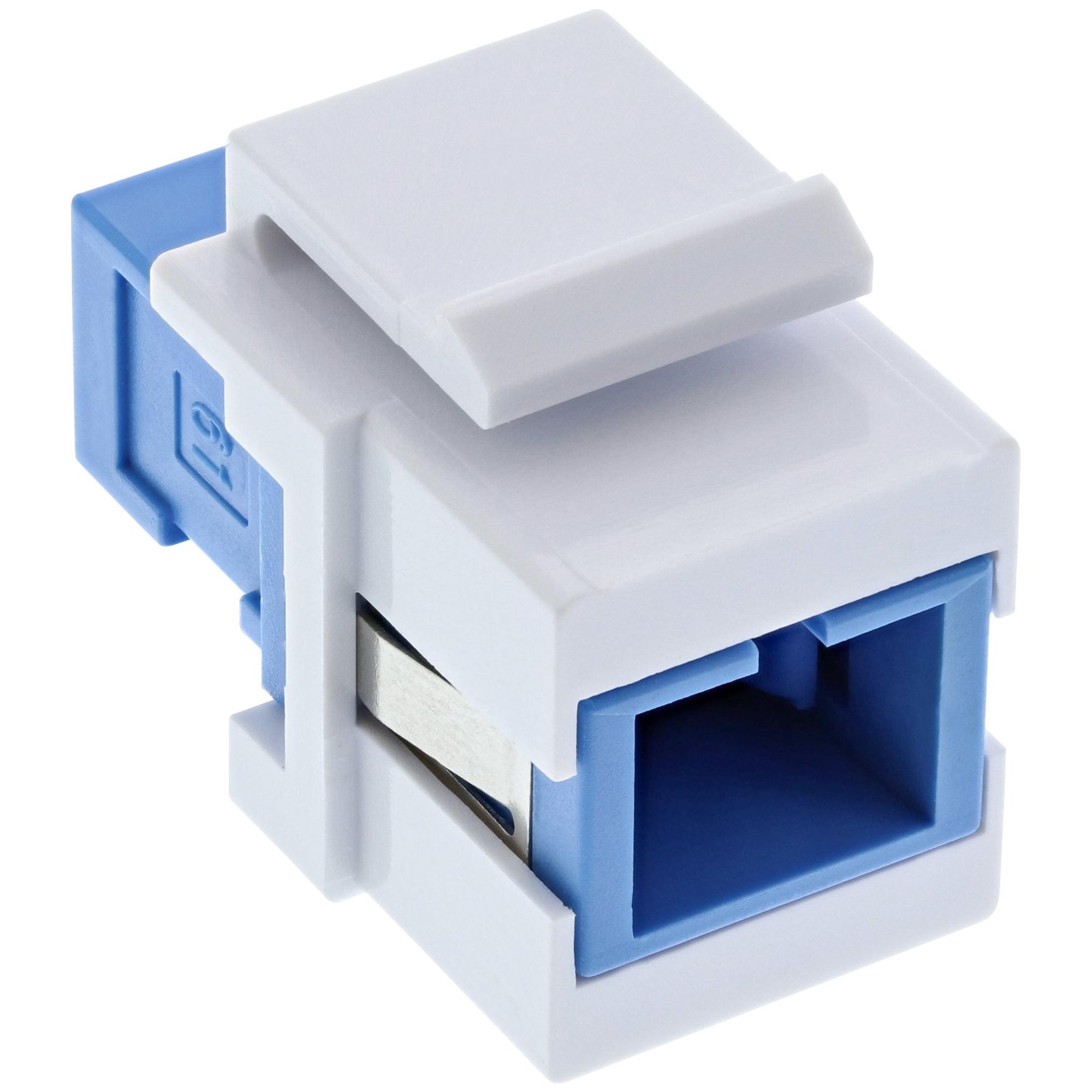 InLine Fiber Optic Adapter 89988E (White)