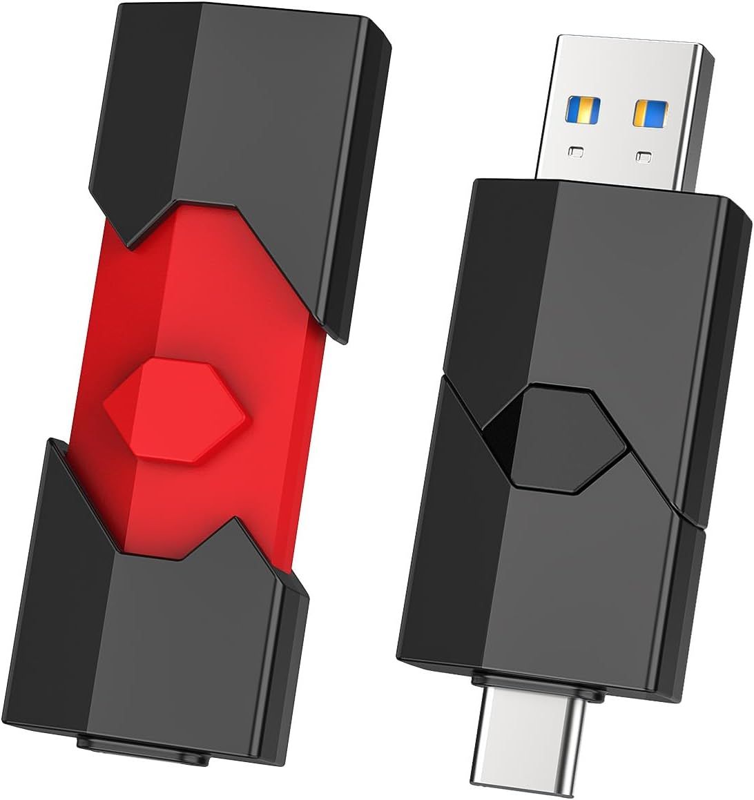 VBSUDGYDFG USB-C 64GB 3.0 Flash Drive, 2-Pack