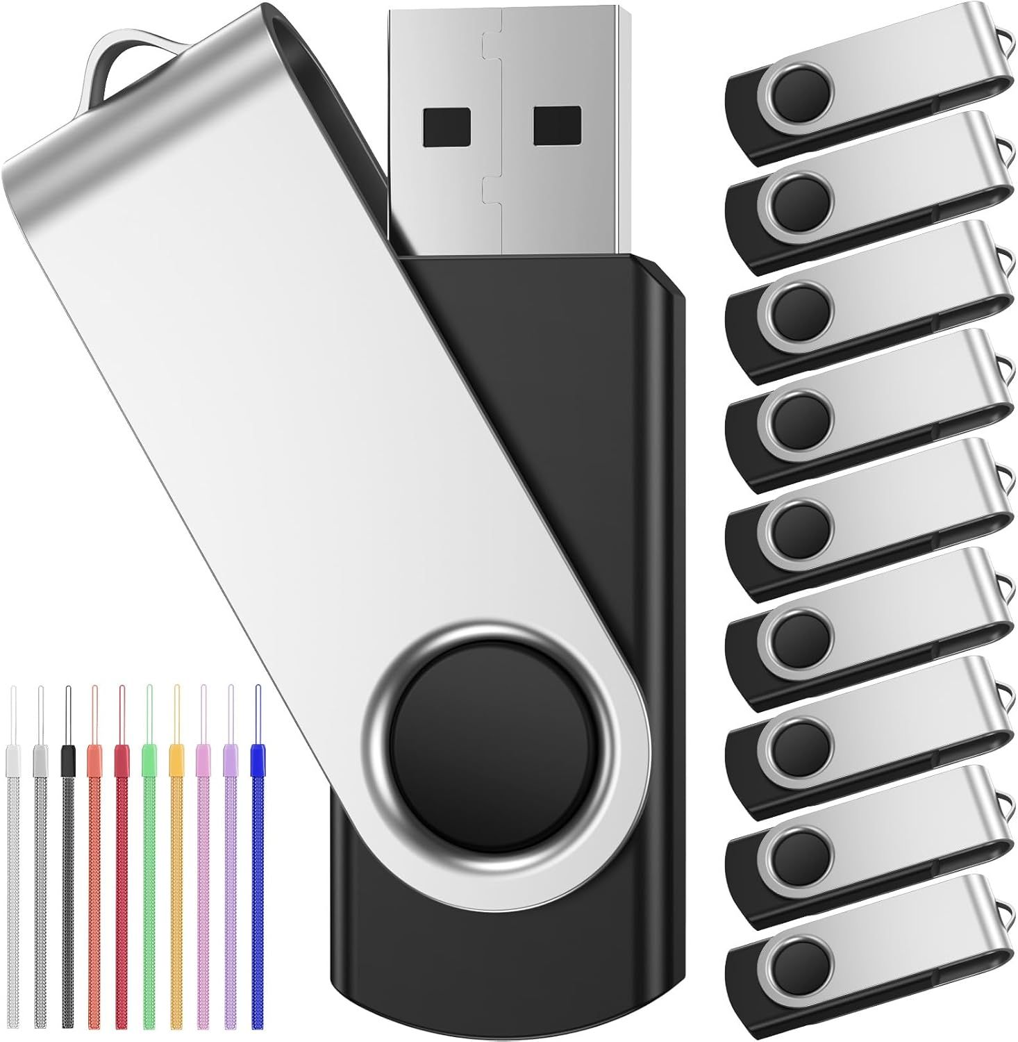 VBSUDGYDFG 1GB USB Flash Drive Lot of 10