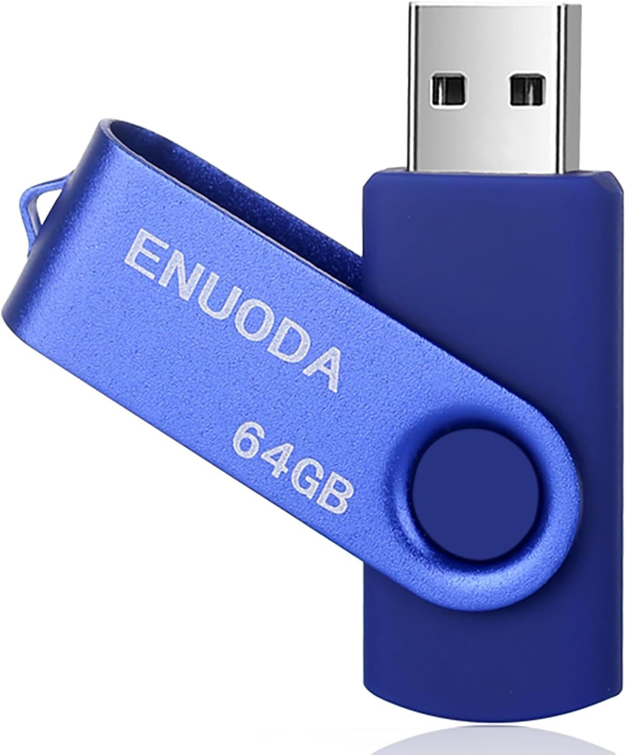 64GB USB Flash Drive with LED Light - Portable, Metal Design, 2.0 Speed