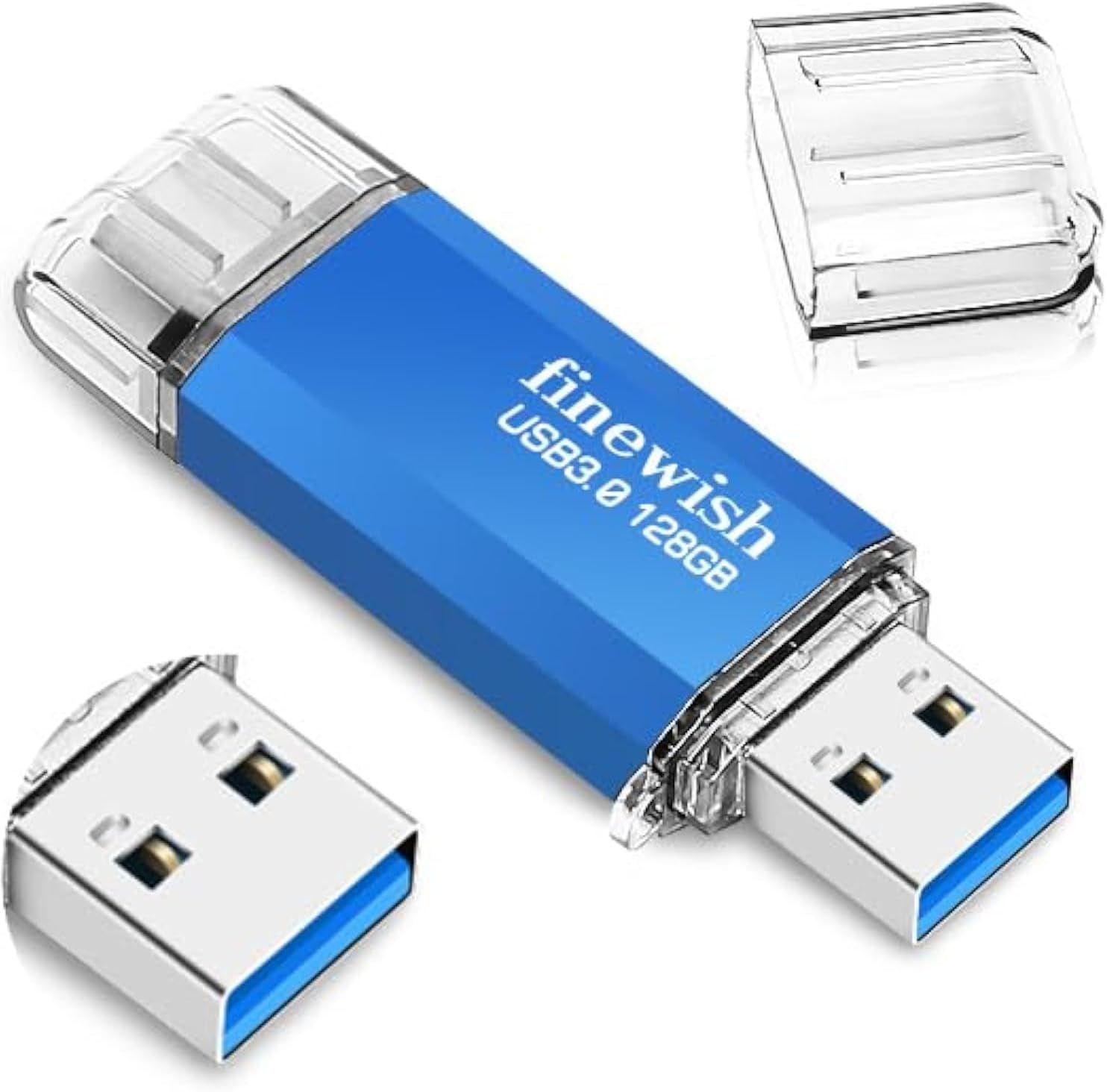 VBSUDGYDFG 128GB USB 3.0 2-in-1 Type C Pen Drive, Impermeable